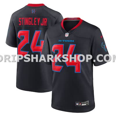 Mens Nike Derek Stingley Jr Navy Houston Texans Game Jersey