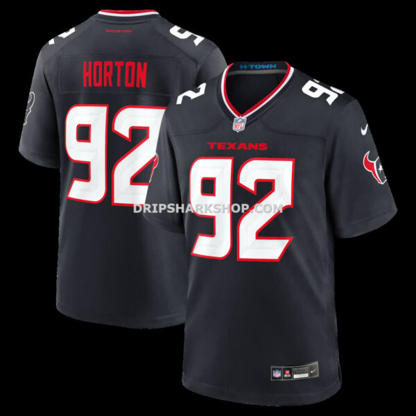 Mens Nike Evan Brown Navy Houston Texans Team Game Jersey