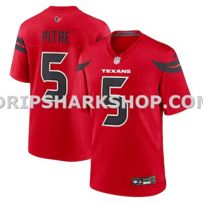 Mens Nike Jalen Pitre White Houston Texans Game Jersey