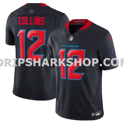 Mens Nike Nico Collins Navy Houston Texans Game Jersey