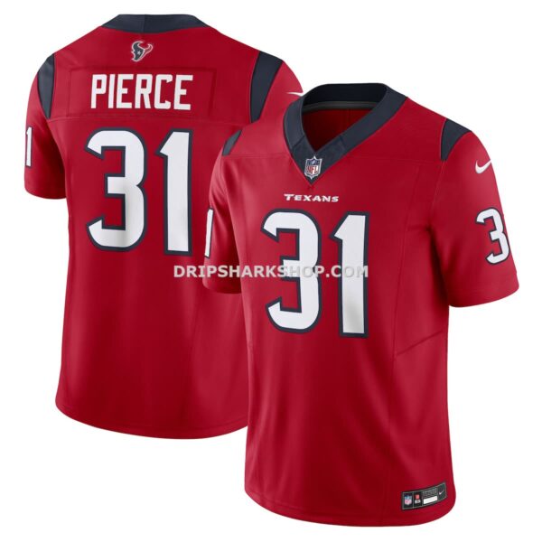 Mens Nike Dameon Pierce White Houston Texans Game Jersey