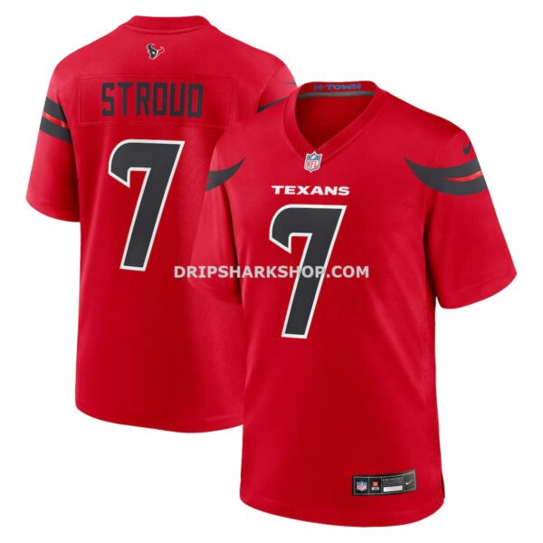 NFL13271eG04-7fe9b8 Mens Nike Cj Stroud Red Houston Texans Alternate Vapor Fuse Elite Jersey