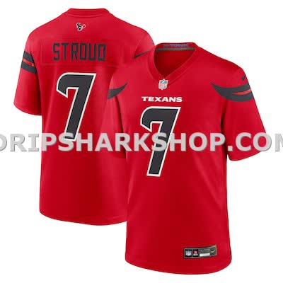 Mens Nike Cj Stroud Red Houston Texans Alternate Vapor Fuse Elite Jersey