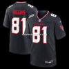Mens Nike Jaylin Smith Navy Houston Texans Team Game Jersey