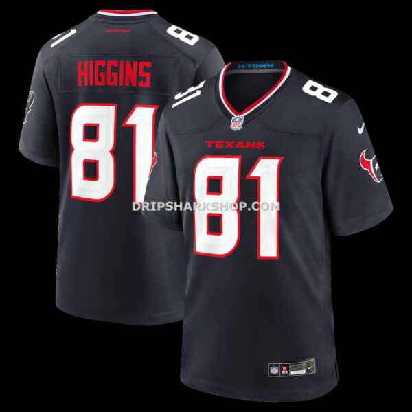 Mens Nike Jaylin Smith Navy Houston Texans Team Game Jersey