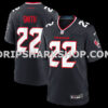 NFL133749M01-e39a26 Mens Nike Joe Mixon Navy Houston Texans Game Jersey