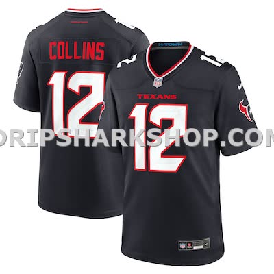 Mens Nike Nico Collins Navy Houston Texans Team Vapor Fuse Limited Jersey