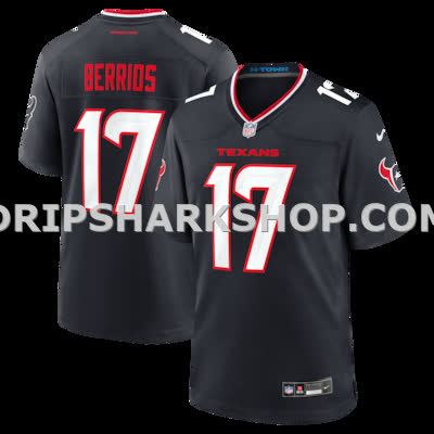 Mens Nike Brevin Jordan Navy Houston Texans Team Game Jersey