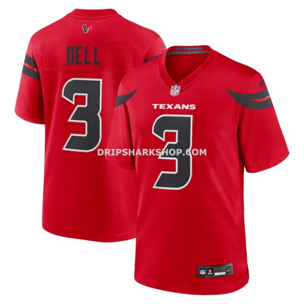 Mens Nike Tank Dell White Houston Texans Game Jersey