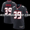 NFL13652dM01-dae41d Mens Nike Jalen Pitre Navy Houston Texans Game Jersey