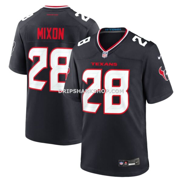 Mens Nike Justin Watson Navy Houston Texans Team Game Jersey