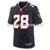 Mens Nike Justin Watson Navy Houston Texans Team Game Jersey