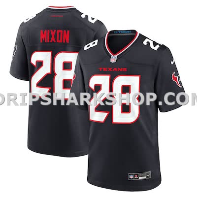 Mens Nike Justin Watson Navy Houston Texans Team Game Jersey