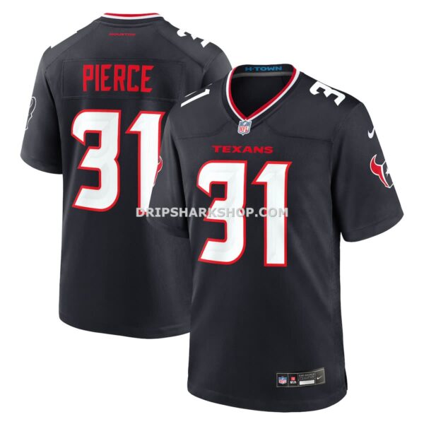 Mens Nike Dameon Pierce Navy Houston Texans Vapor Fuse Limited Jersey