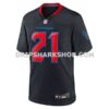 Mens Nike Nick Chubb Navy Houston Texans Team Game Jersey