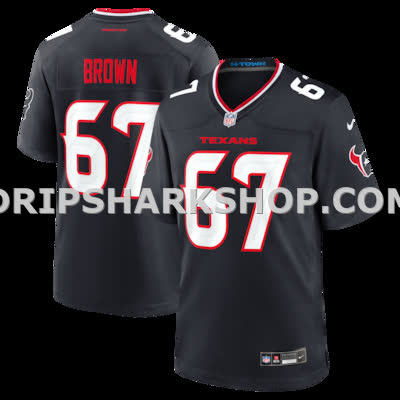 Mens Nike Folorunso Fatukasi Navy Houston Texans Team Game Jersey