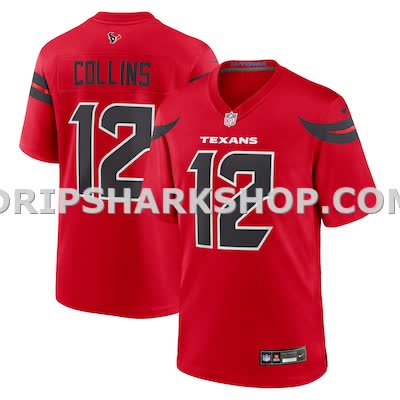 Mens Nike Nico Collins White Houston Texans Game Jersey