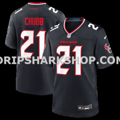 Mens Nike Nico Collins Navy Houston Texans 2nd Alternate Game Jersey