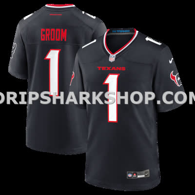 Mens Nike Red Houston Texans Alternate Vapor Fuse Elite Custom Jersey