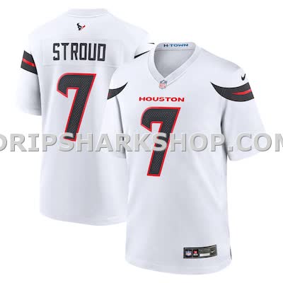 Mens Nike Cj Stroud White Houston Texans Vapor Fuse Limited Jersey