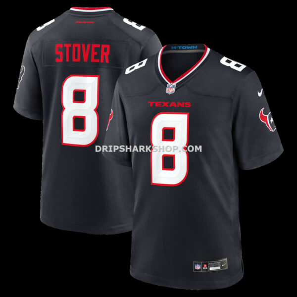 Mens Nike Calen Bullock Navy Houston Texans Team Game Jersey