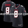 Mens Nike Calen Bullock Navy Houston Texans Team Game Jersey