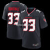 NFL13cb06G04-07d170 Mens Nike David Montgomery Navy Houston Texans Game Jersey