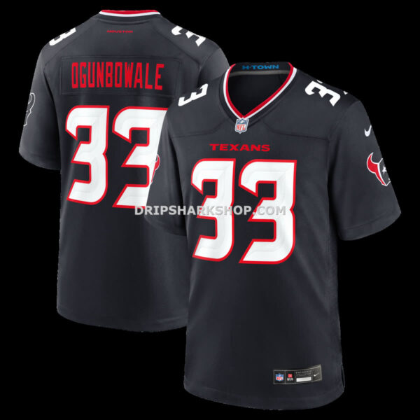 NFL13cb06G04-07d170 Mens Nike David Montgomery Navy Houston Texans Game Jersey