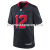 NFL13cf30G05-931585 Mens Nike Nico Collins Navy Houston Texans Alternate 2 Vapor Fuse Limited Jersey
