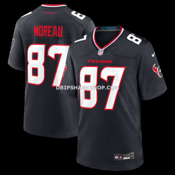 Mens Nike Graham Mertz Navy Houston Texans Team Game Jersey