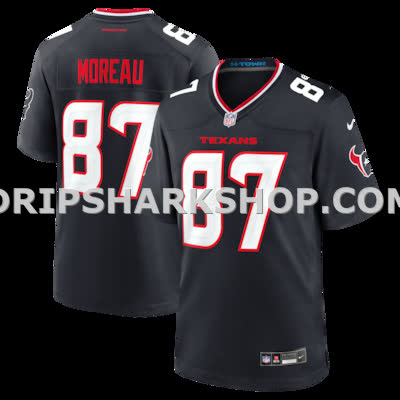 Mens Nike Graham Mertz Navy Houston Texans Team Game Jersey