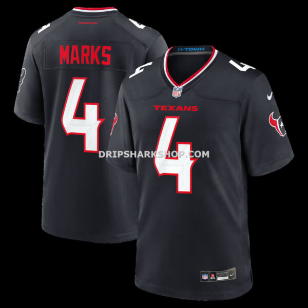 Mens Nike Xavier Hutchinson Navy Houston Texans Team Game Jersey