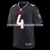 Mens Nike Xavier Hutchinson Navy Houston Texans Team Game Jersey