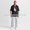 Mens Nike Xavier Hutchinson Navy Houston Texans Team Game Jersey
