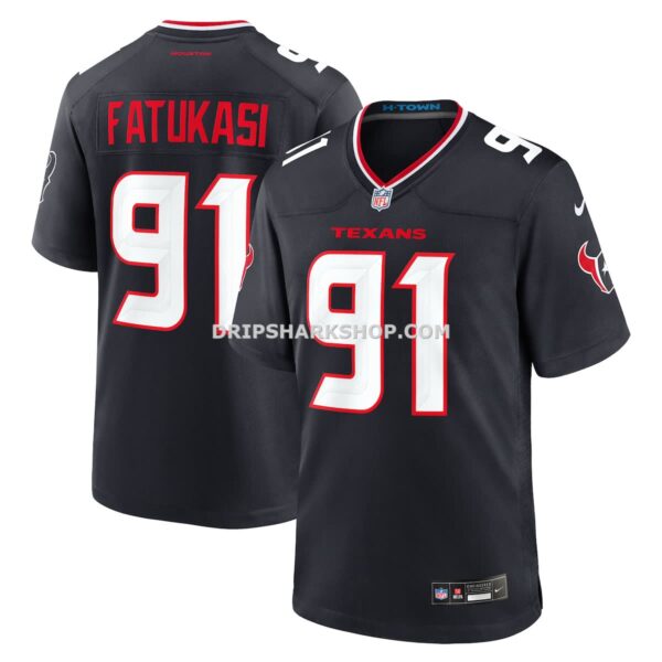 NFL13daf9G04-a62b9a Mens Nike Foster Moreau Navy Houston Texans Team Game Jersey