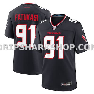 Mens Nike Foster Moreau Navy Houston Texans Team Game Jersey