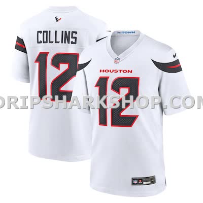 Mens Nike Number 1 Groom Navy Houston Texans Game Jersey