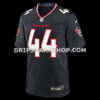 Mens Nike Cade Stover Navy Houston Texans Game Jersey