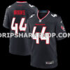 Mens Nike Cade Stover Navy Houston Texans Game Jersey
