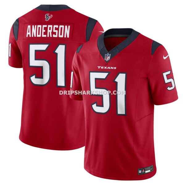 Mens Nike Will Anderson Jr White Houston Texans Game Jersey