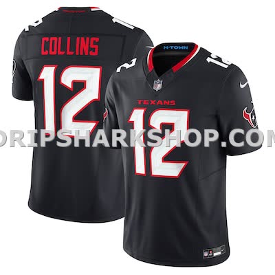 Mens Nike Nico Collins Red Houston Texans Alternate Game Jersey