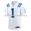 Mens Nike Ahmad Sauce Gardner White Indianapolis Colts Game Jersey