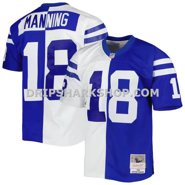 Mens Mitchell And Ness Peyton Manning White Indianapolis Colts Legacy Replica Jersey Pi3604000