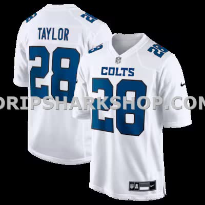 Mens Nike Jonathan Taylor Tundra White Indianapolis Colts Fashion Game Jersey
