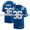 NFL141b9bM01-01023d Mens Nike Salvon Ahmed Royal Indianapolis Colts Team Game Jersey