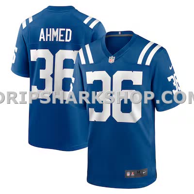 Mens Nike Salvon Ahmed Royal Indianapolis Colts Team Game Jersey