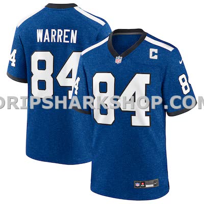 Mens Nike Tyler Warren Heather Royal Indianapolis Colts Alternate 2 Indiana Nights Game Jersey
