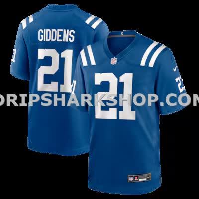 Mens Nike Dj Giddens Royal Indianapolis Colts Team Game Jersey