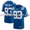 NFL142736M01-8dc05a Mens Nike Dwight Freeney Royal Indianapolis Colts Team Retired Player Game Jersey
