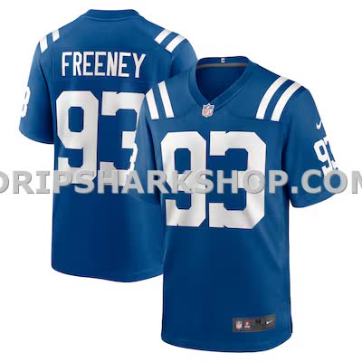 Mens Nike Dwight Freeney Royal Indianapolis Colts Team Retired Player Game Jersey